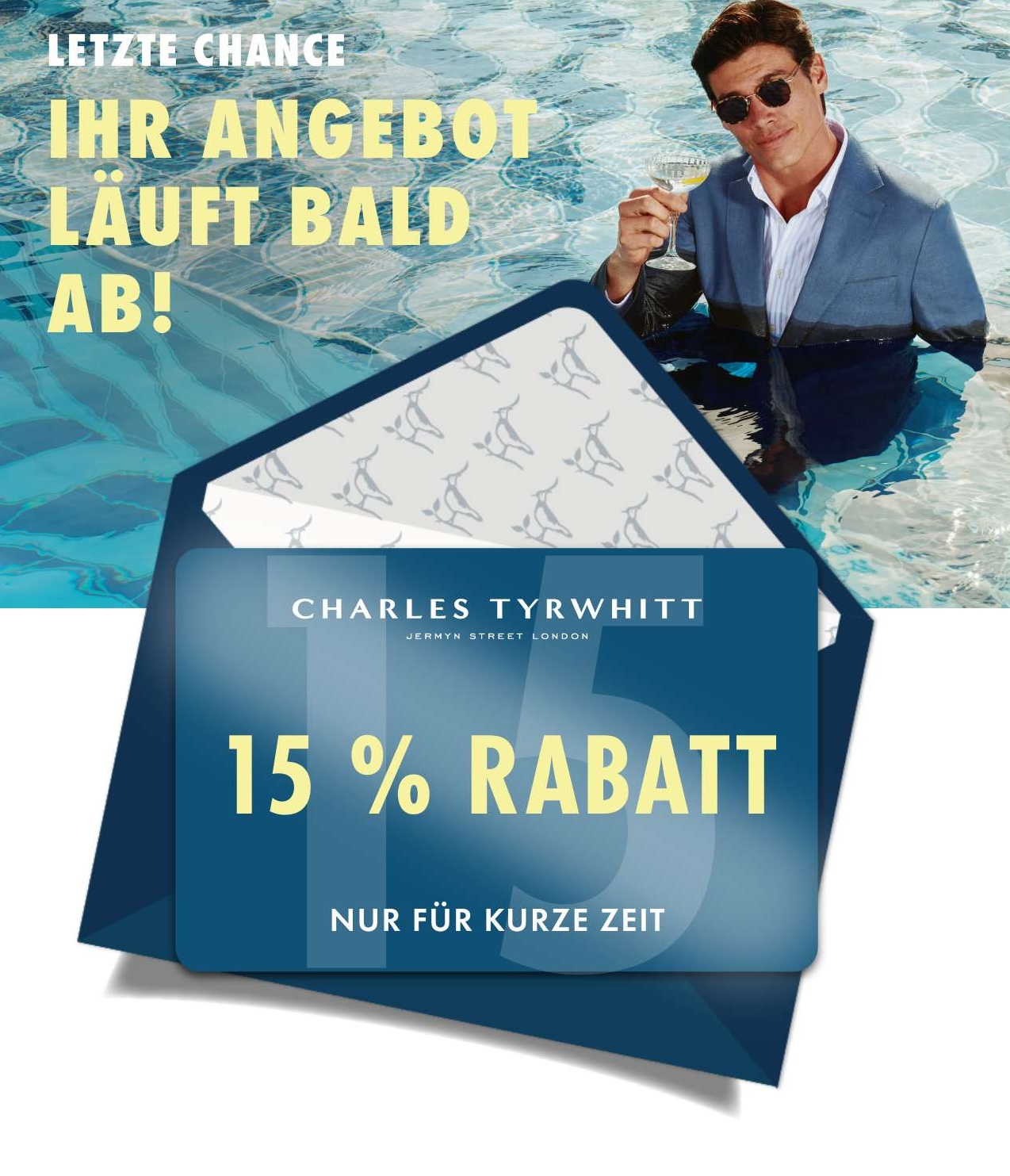 -15 %: nur noch für kurze Zeit!