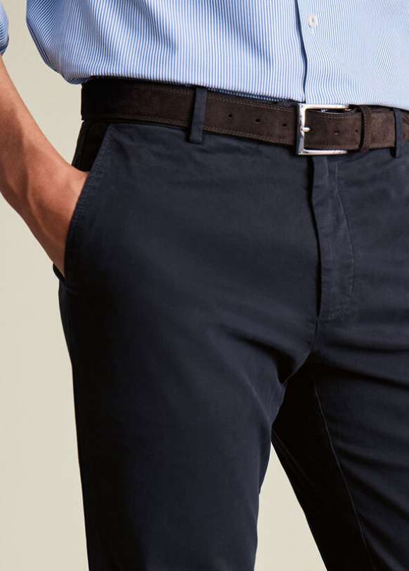 Washed Chinos - Navy
