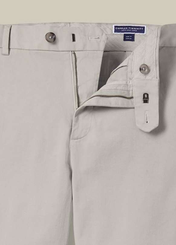 Washed Chinos - Grey