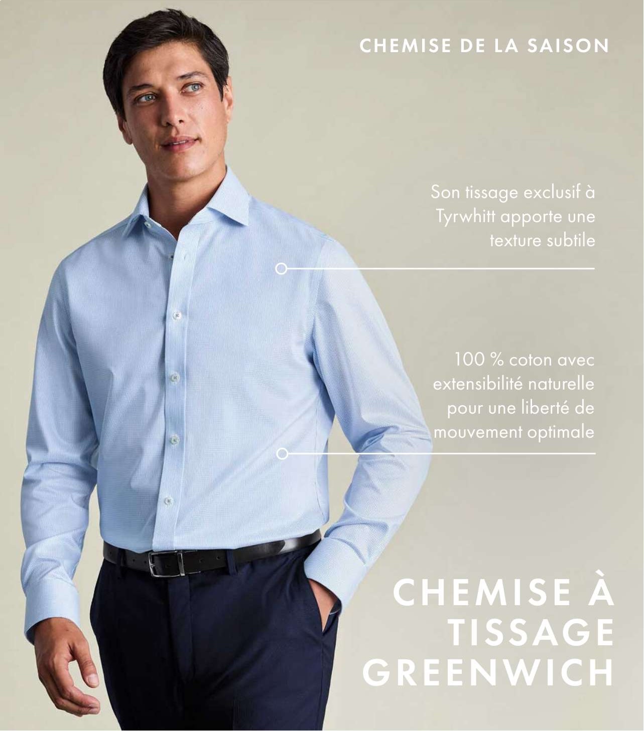 LA CHEMISE TISSAGE GREENWICH 