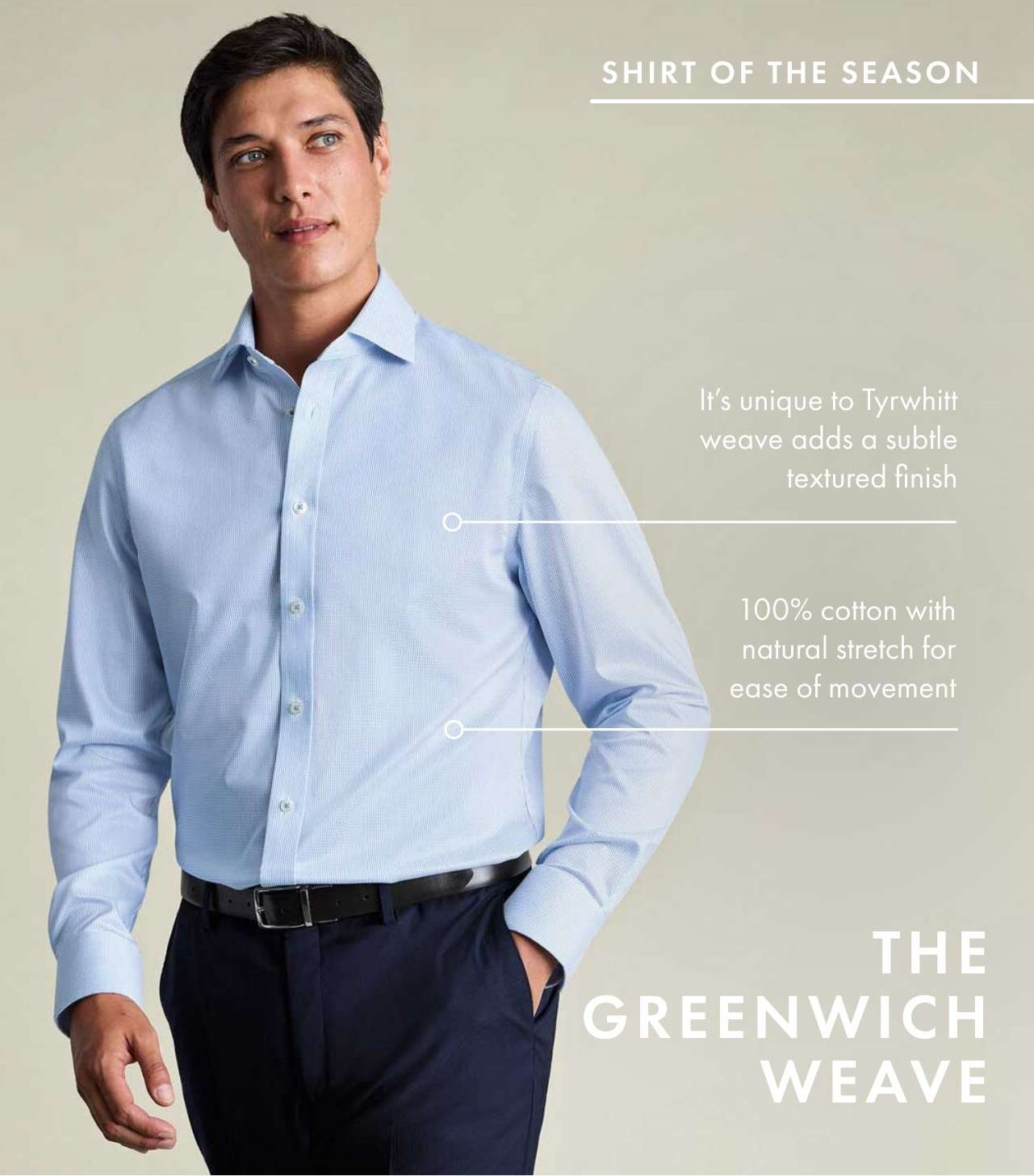 The Shirt of the Season - Greenwich Weave