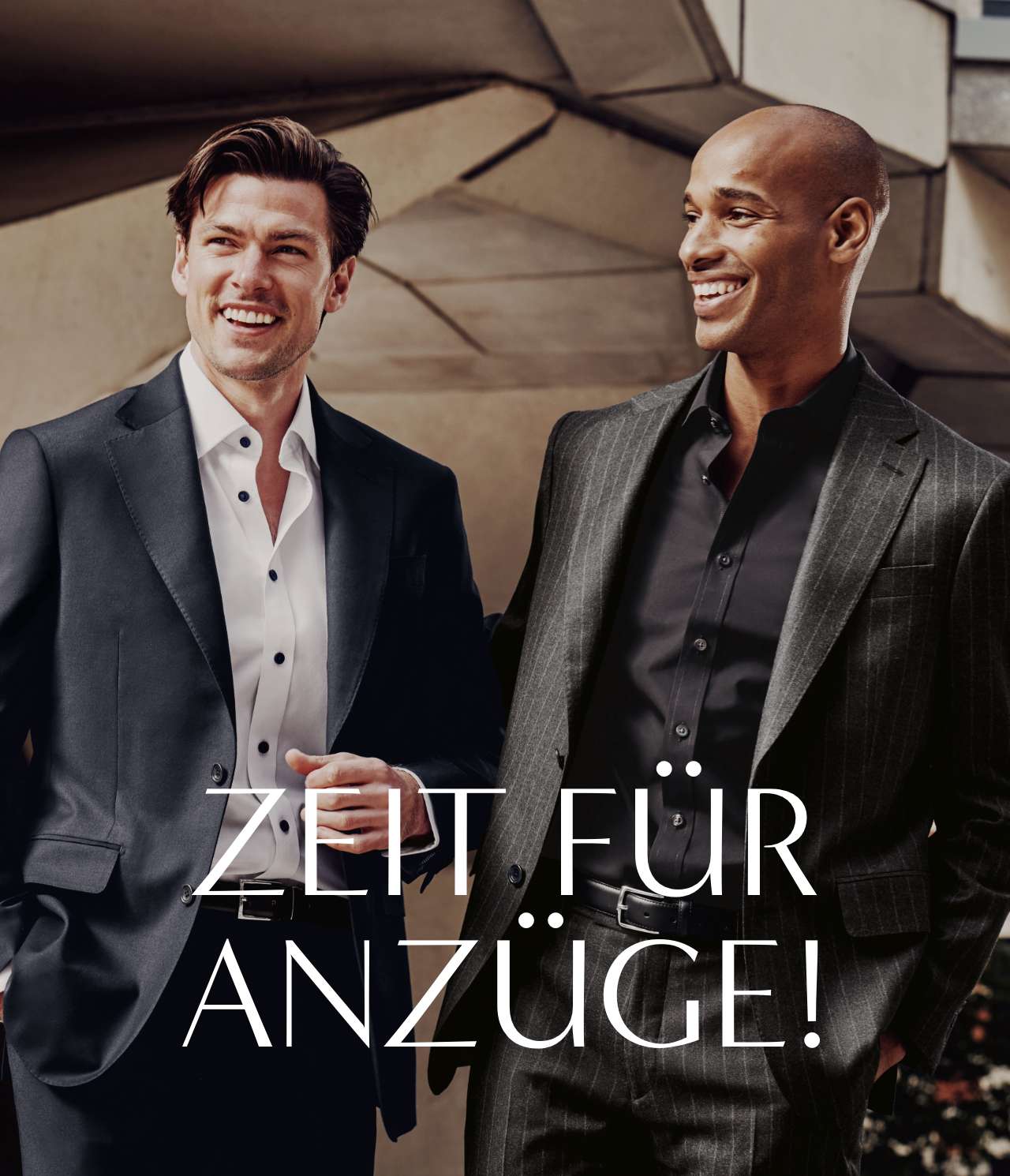 Zeit für Anzüge!