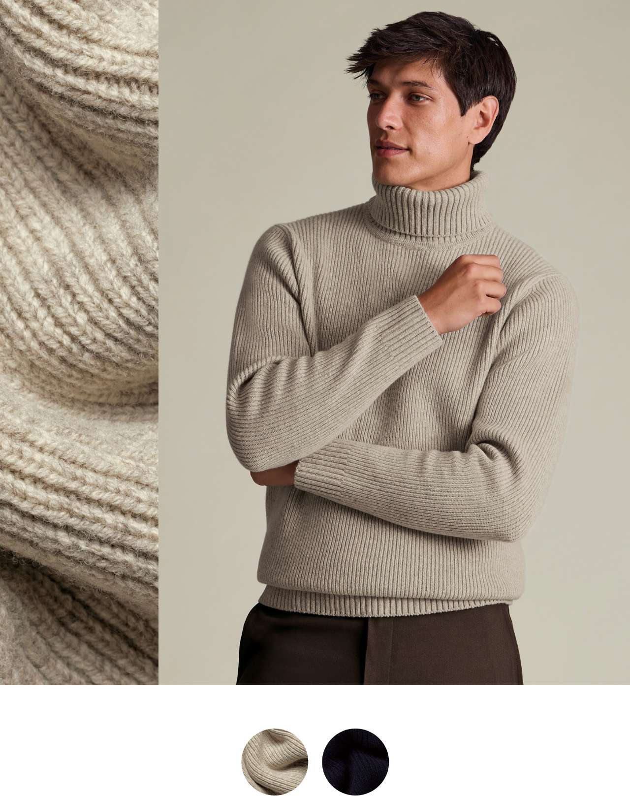 Merino Roll Neck Jumper