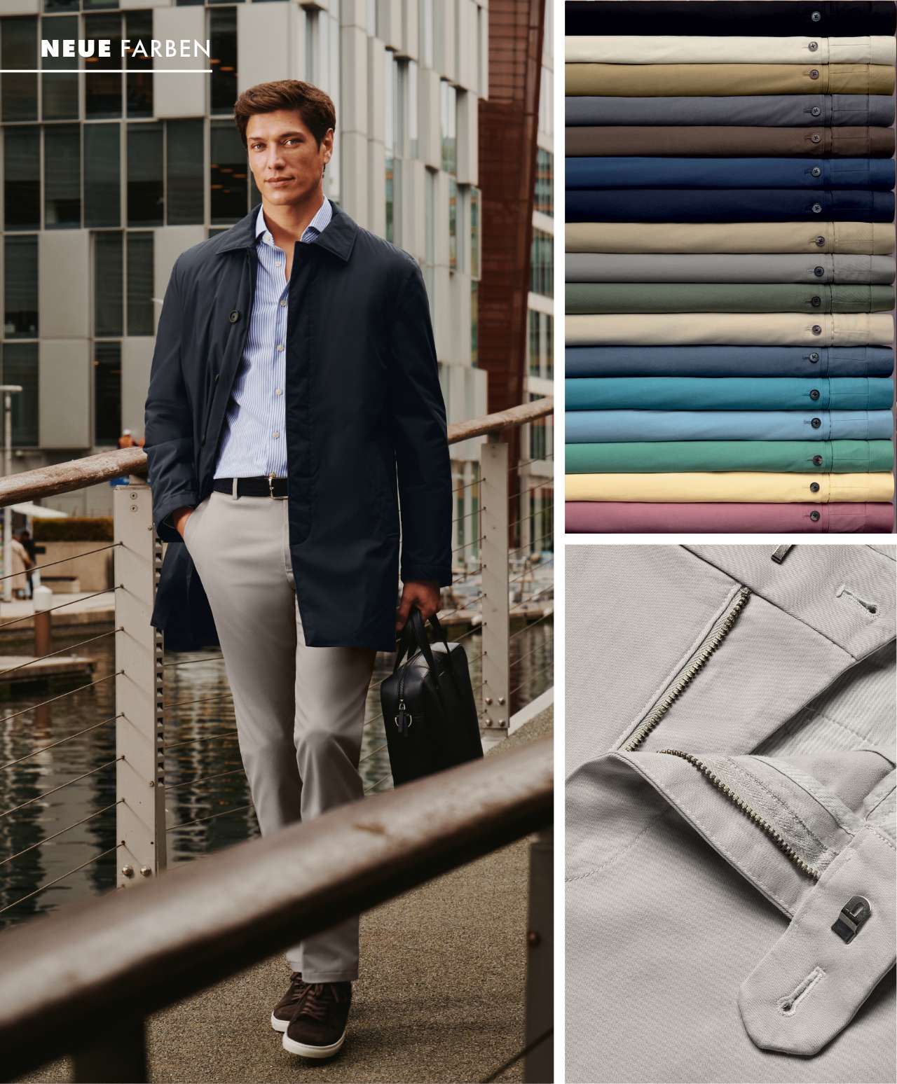 ULTIMATIVE BÜGELFREIE CHINO