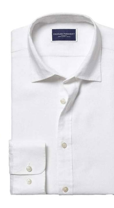Pure Linen Shirt - White