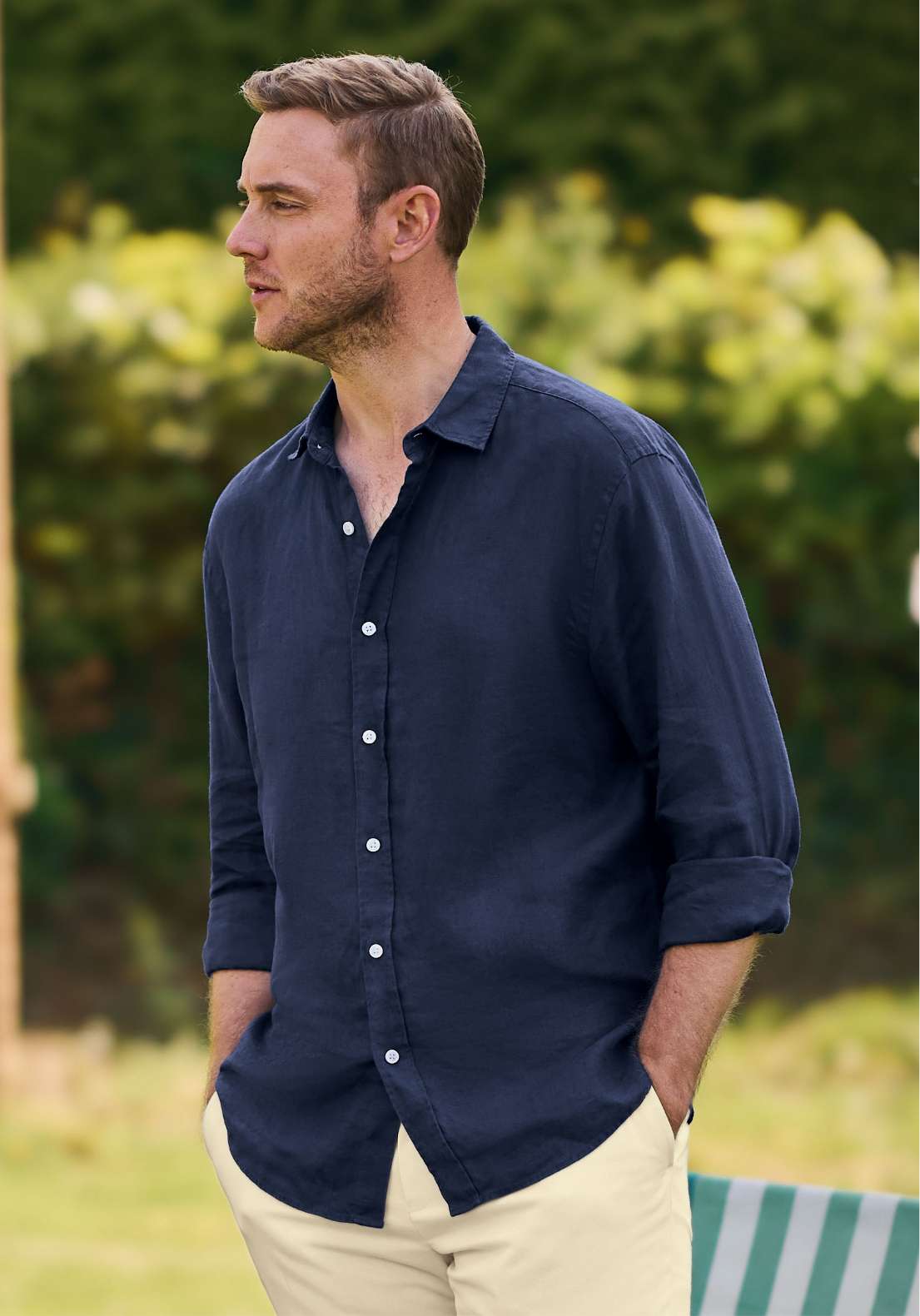 Shop Long Sleeve Linen Shirts