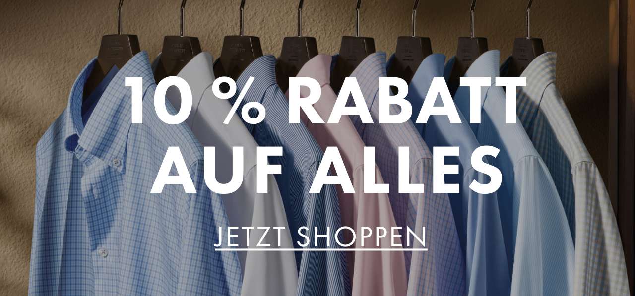 10 % RABATT AUF ALLES