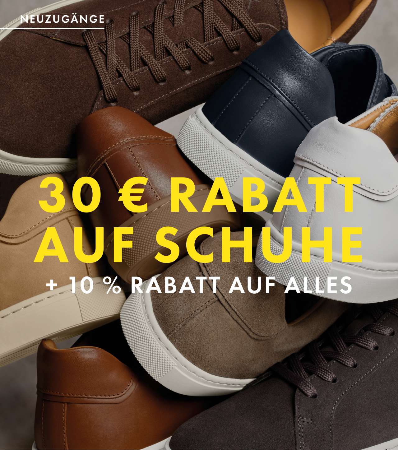NUR NOCH HEUTE! 30 € RABATT auf Schuhe!