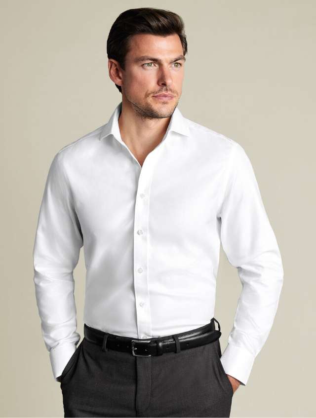 DAS BÜGELFREIE TWILL-HEMD 