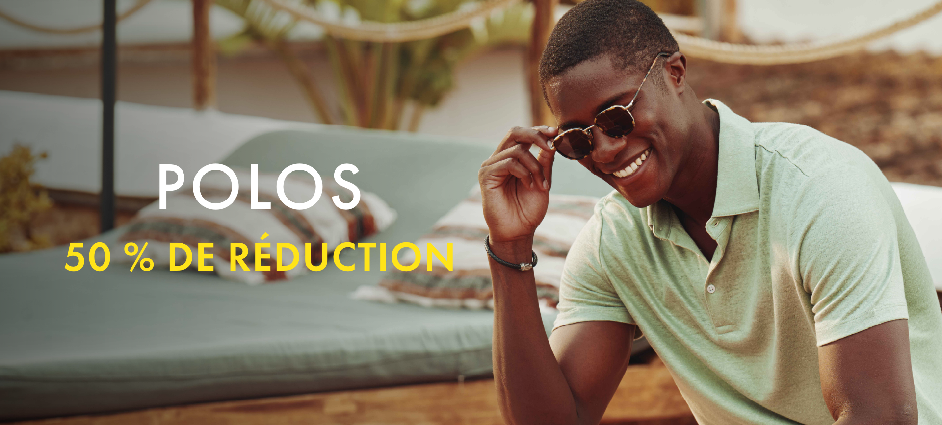Jusqu'à - 50 % sur les chemises et les polos