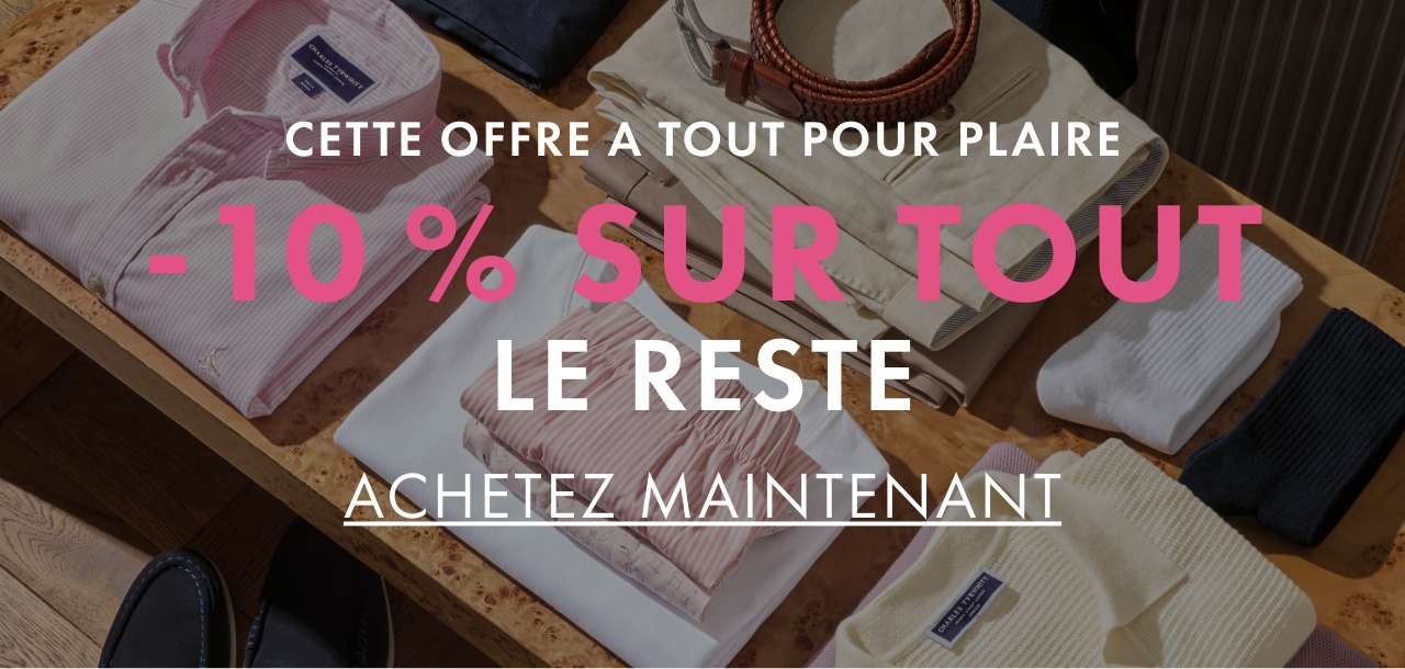 10 % de réduction sur tout le reste