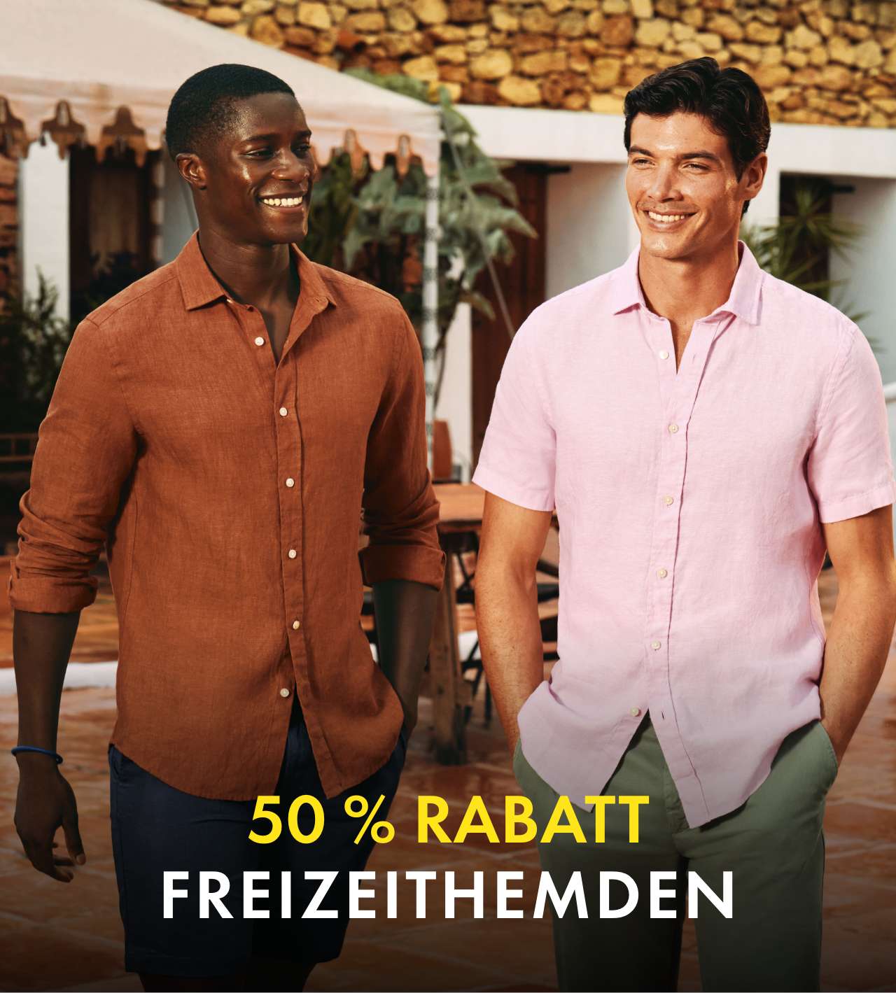 -50 % auf Hemden in Ihrer Größe