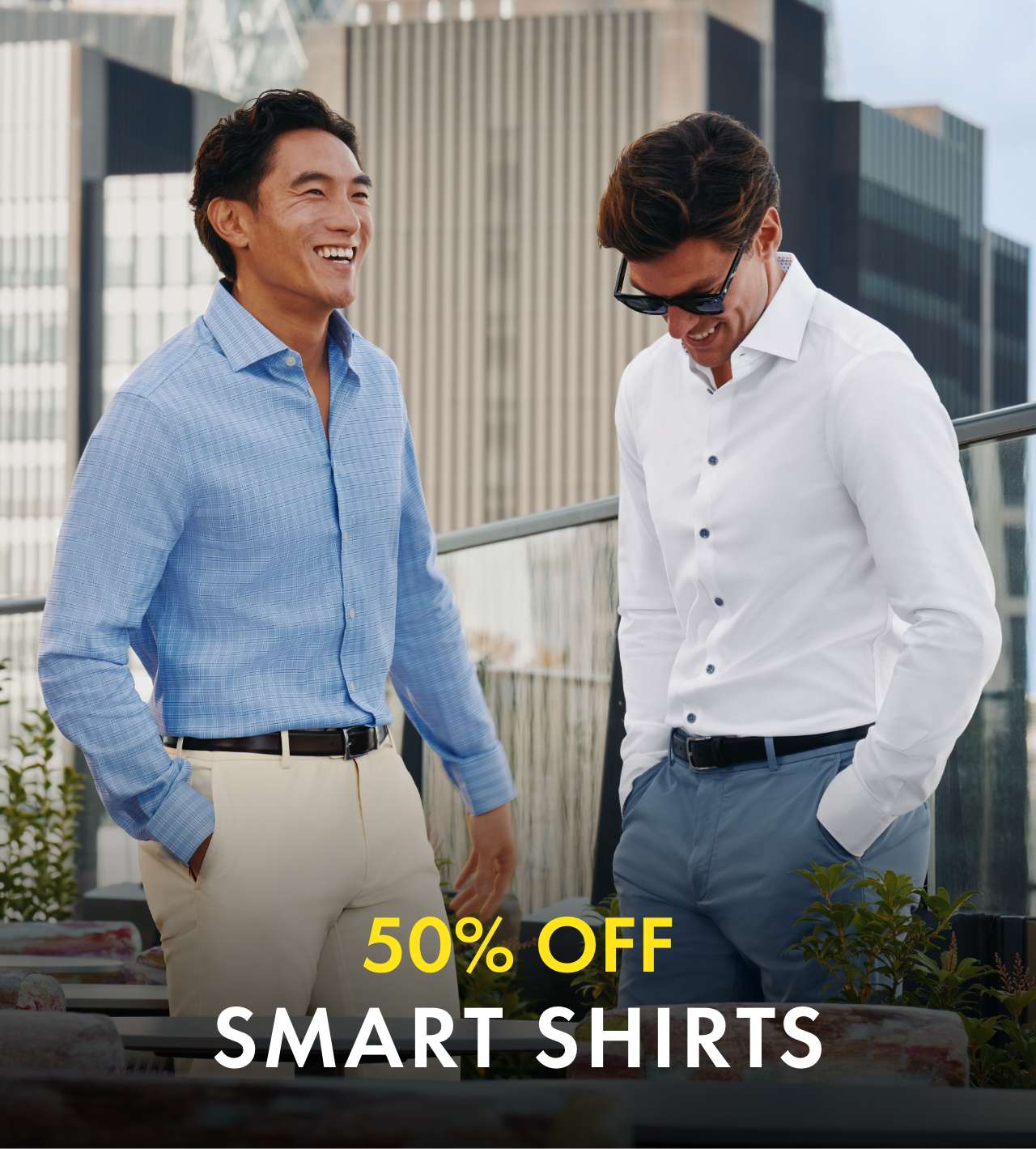 50% OFF Smart Shirts