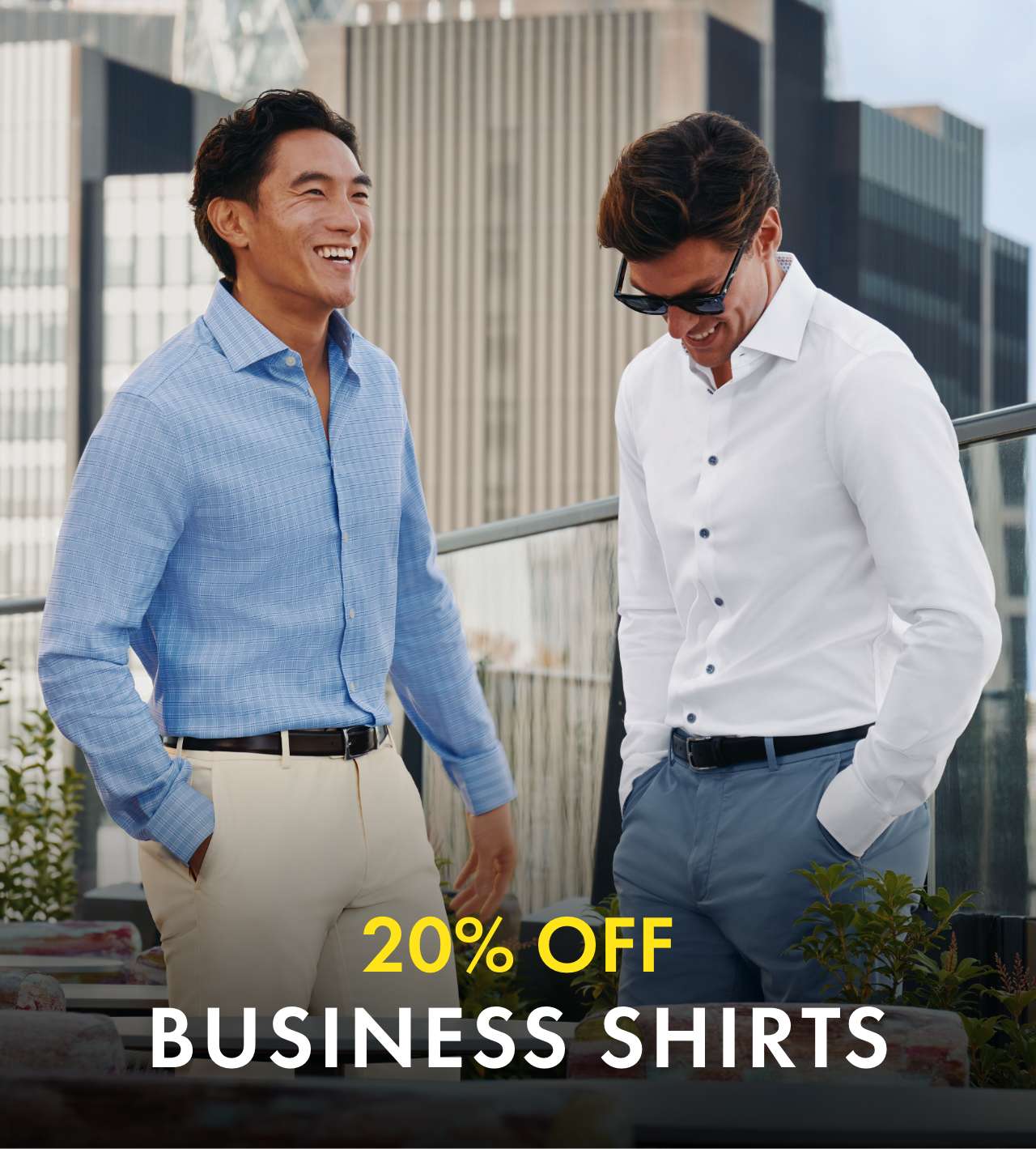 20% OFF Business Shirts