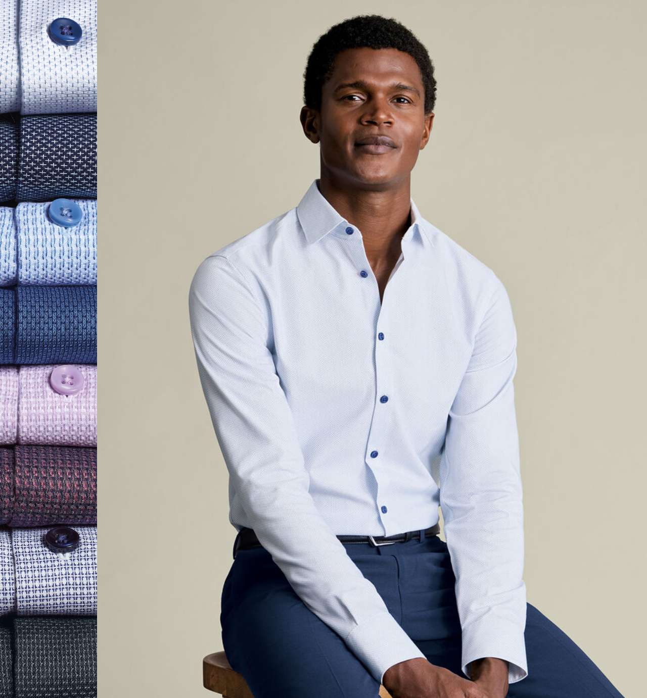 THE STRETCH TEXTURE SHIRT