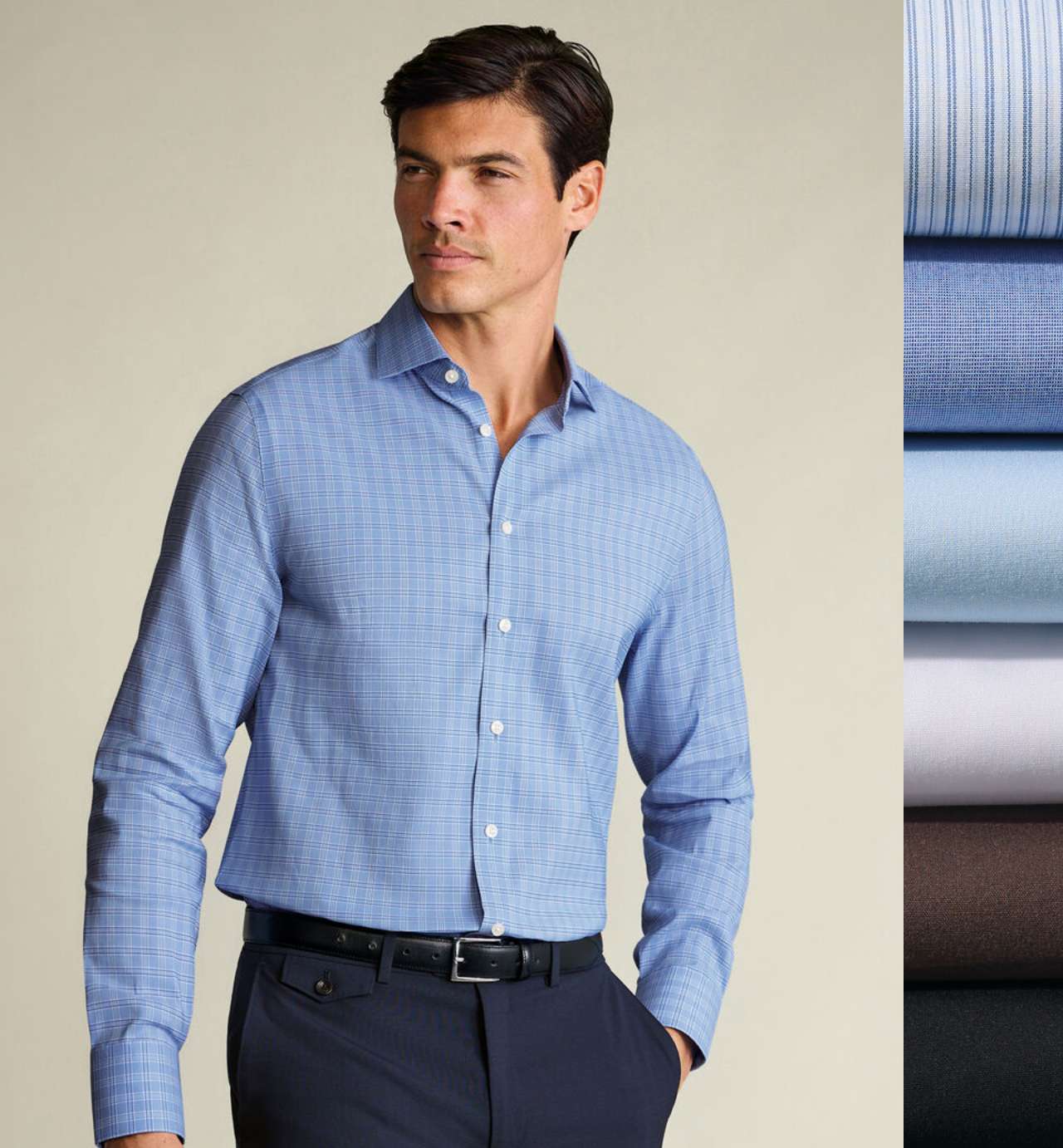 THE NON-IRON STRETCH POPLIN