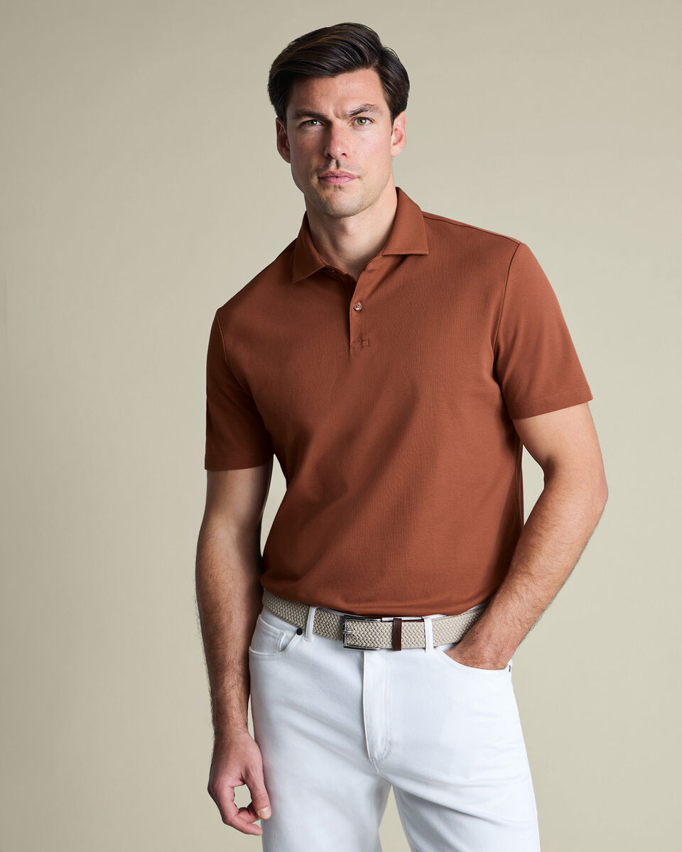 Smart Pique Polo – Orange