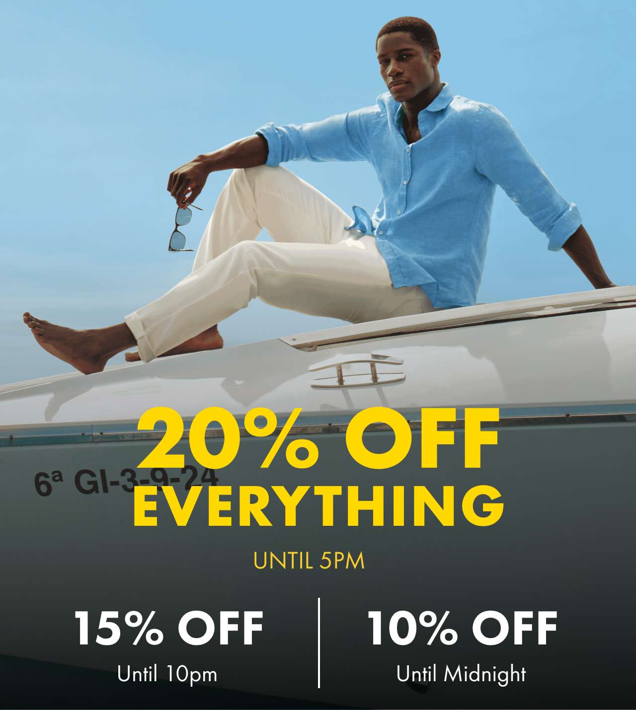 20% OFF Until 5 PM Only!