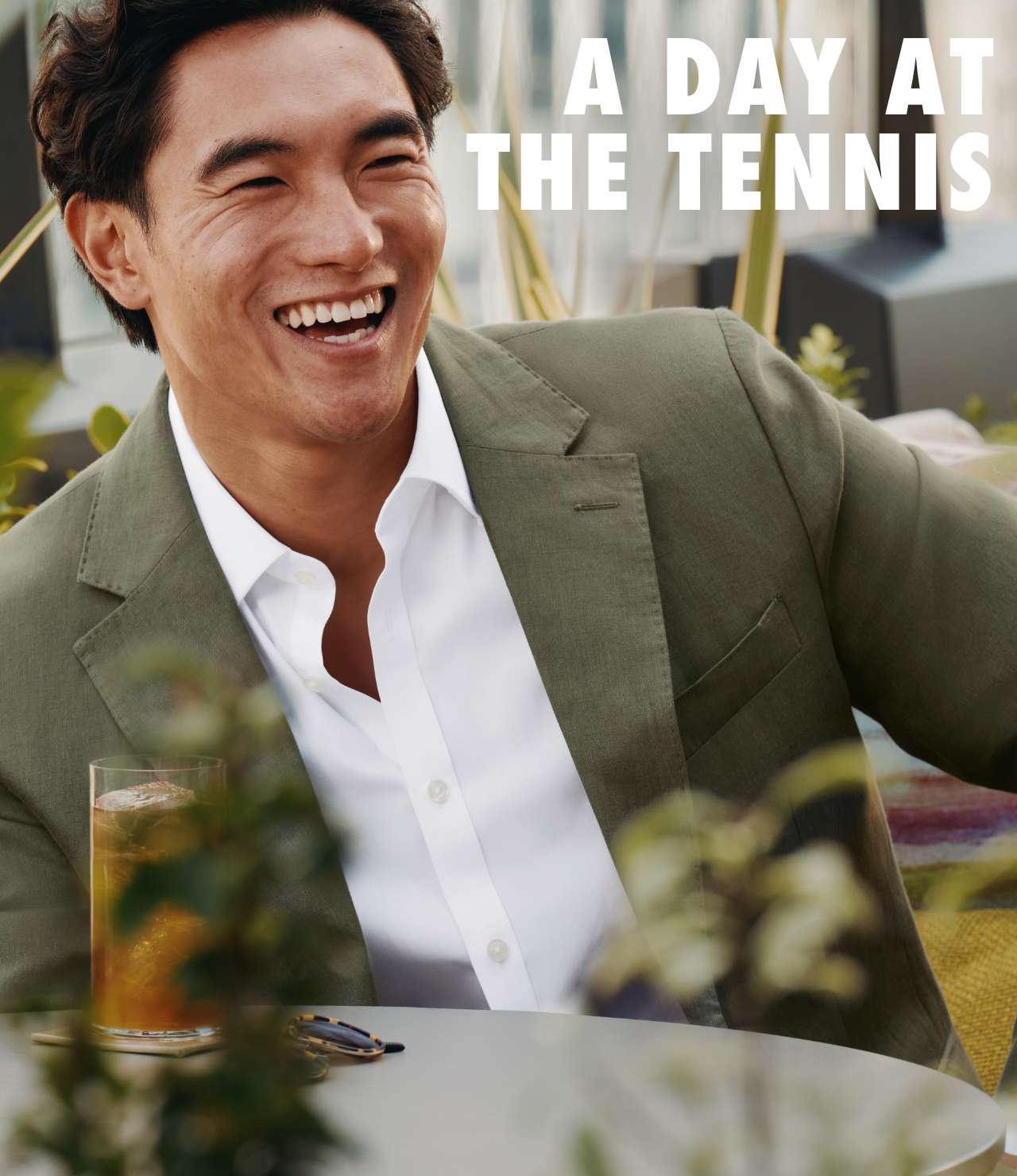 A DAY AT THE TENNIS