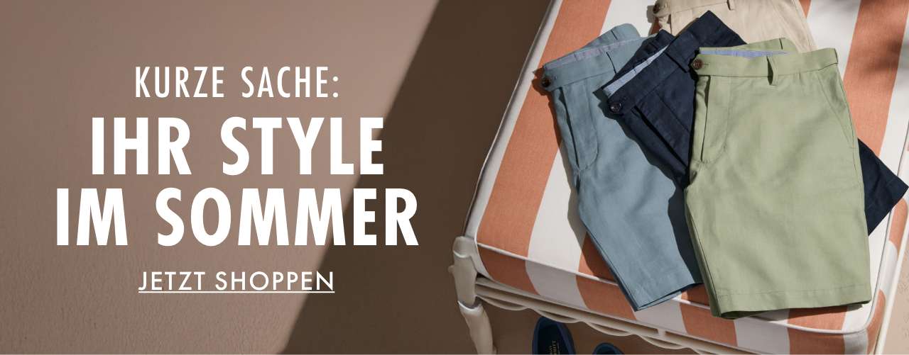 Kurze Sache: Ihr Style im Sommer