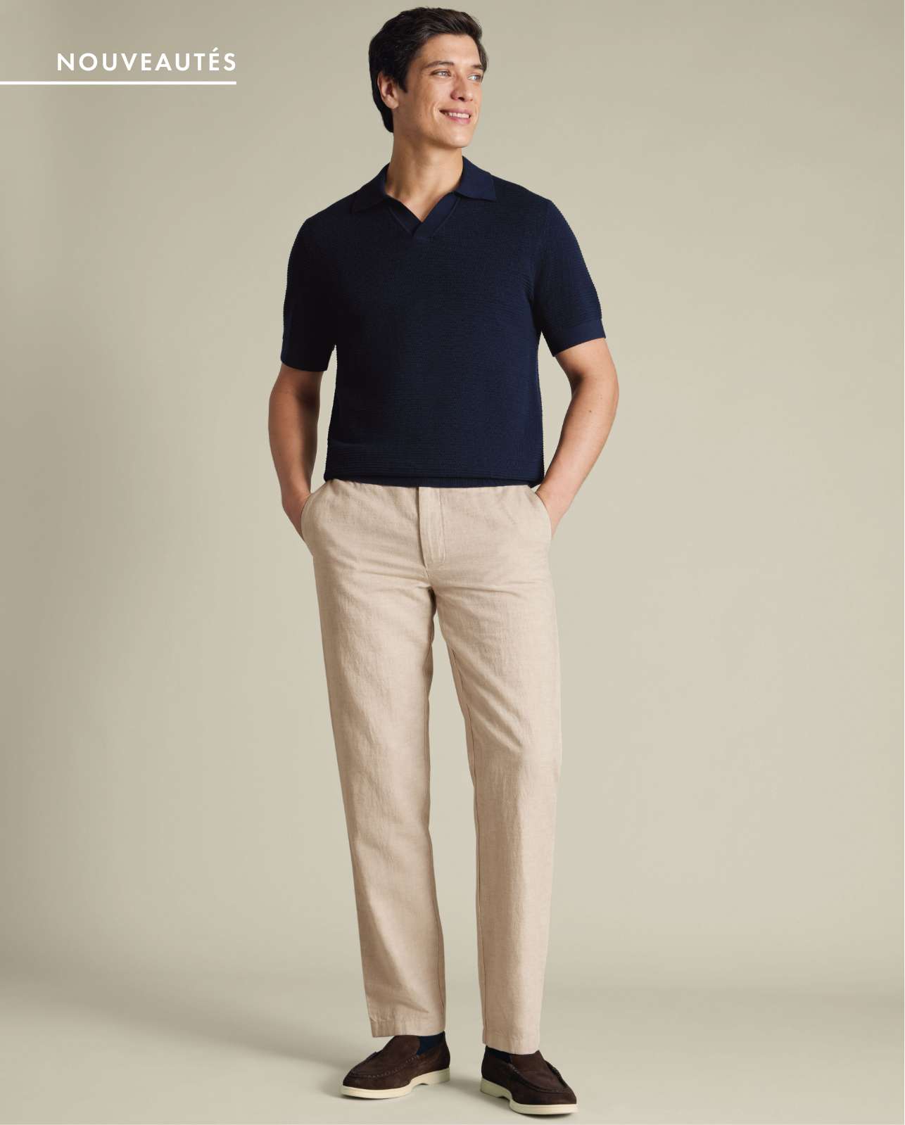LE CHINO EN LIN ET COTON