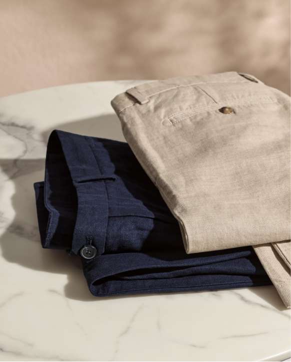 LE CHINO EN LIN ET COTON