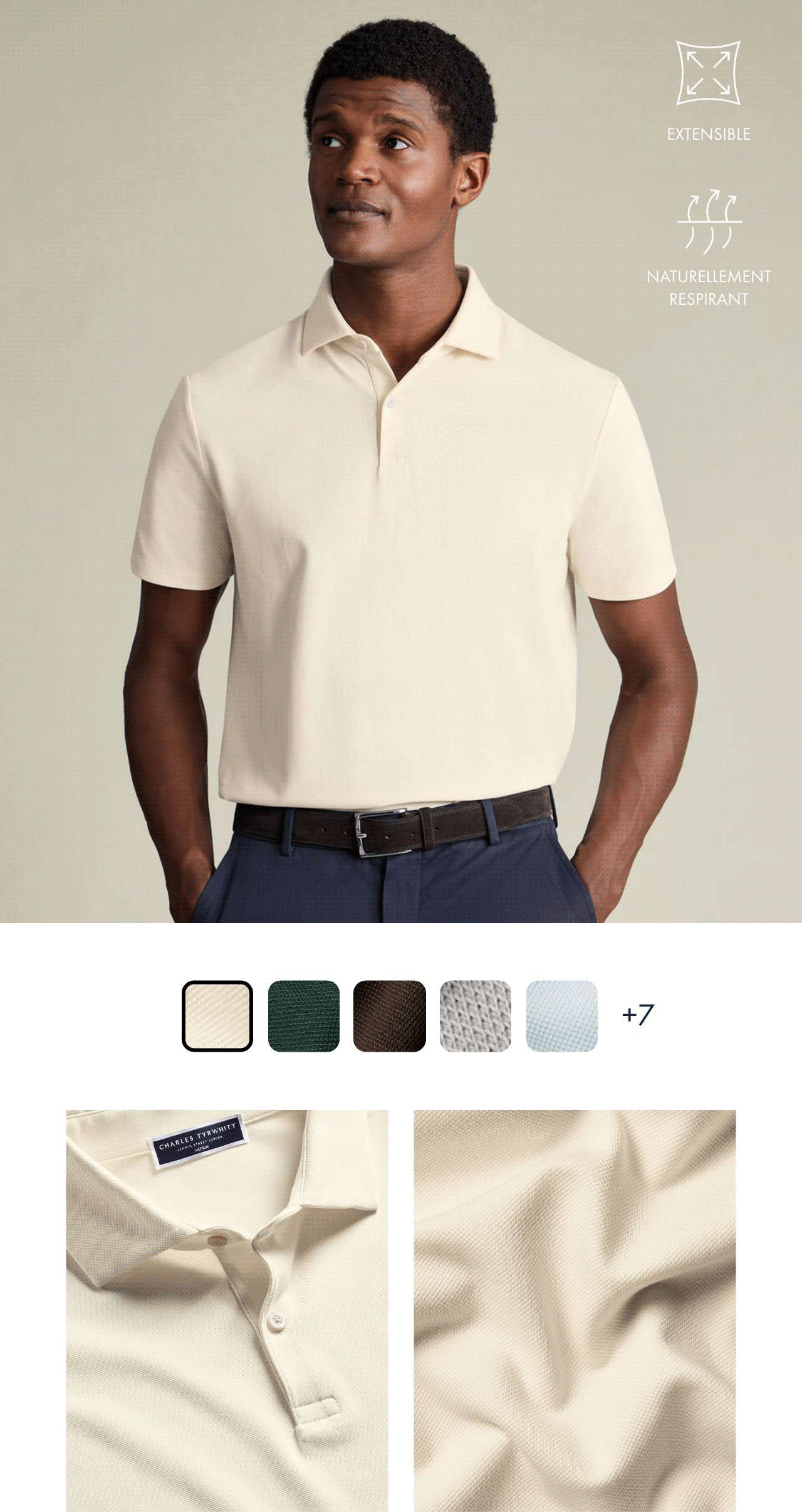POLO ÉLÉGANT EN PIQUÉ