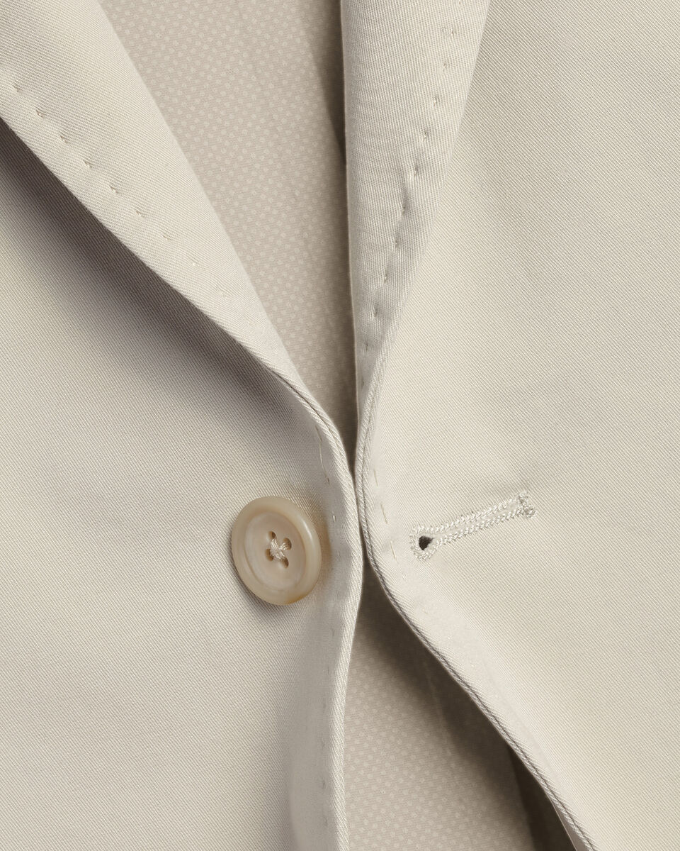 Cotton Stretch Jacket - Ivory