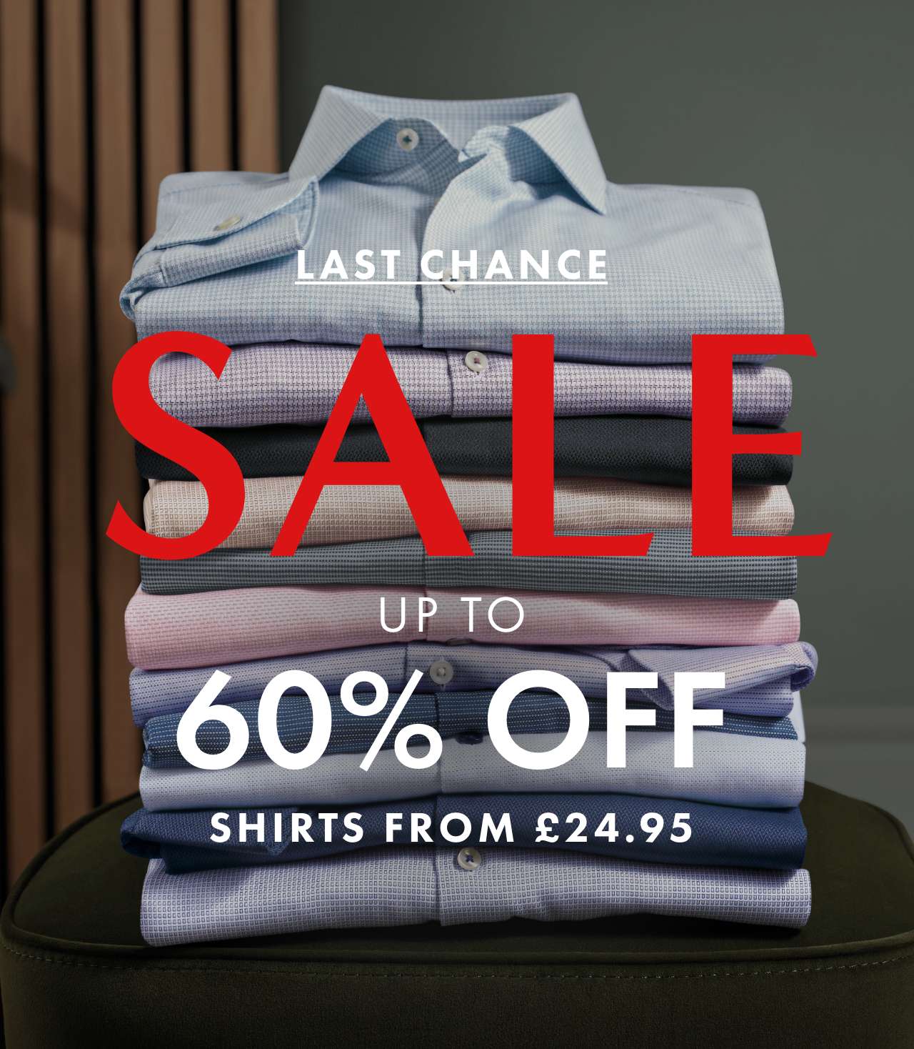 Up to 60% off sale ends tonight