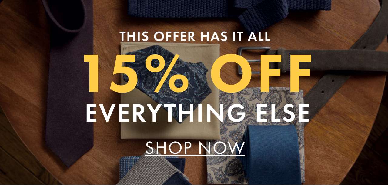 15% OFF everything else