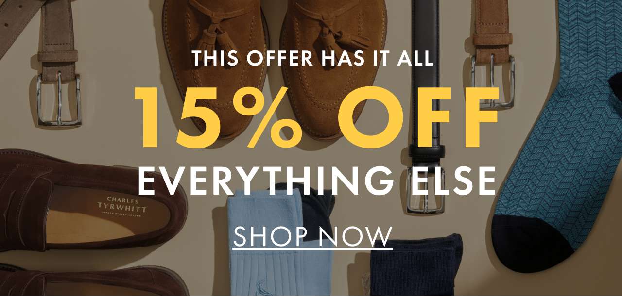 15% OFF everything else