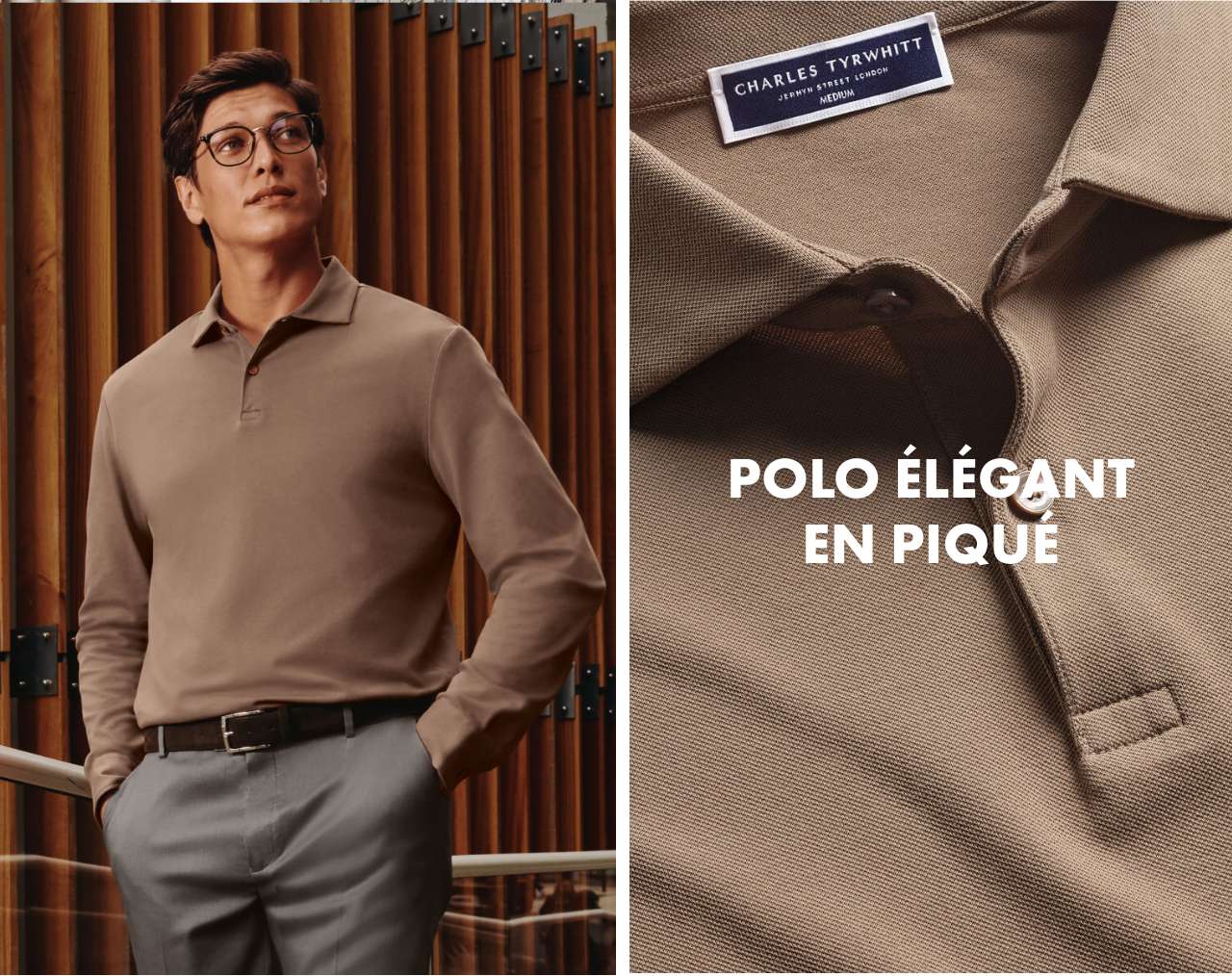 Polo élégant en piqué