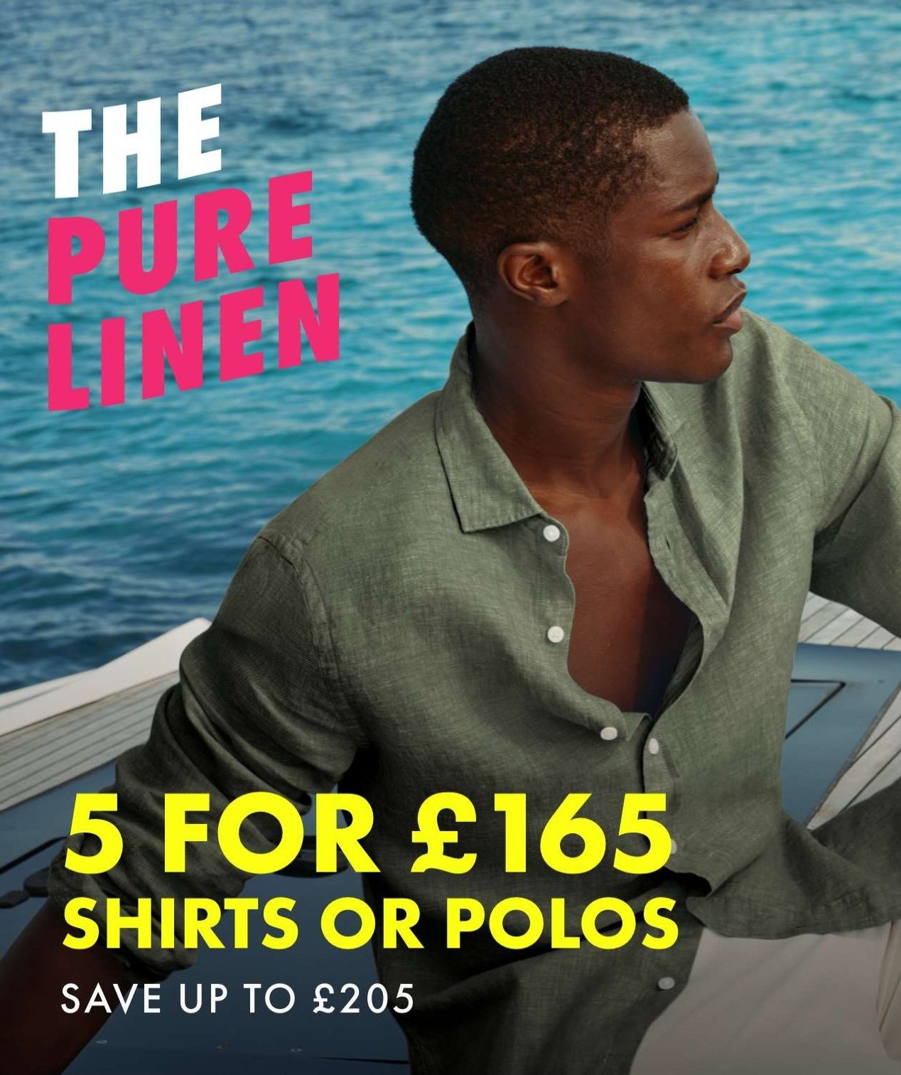 The 100% Linen Shirt | 5 for £165