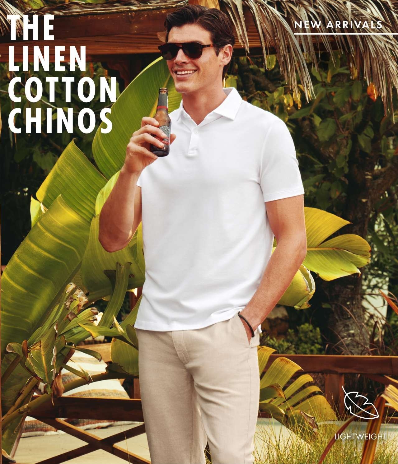 Linen Cotton Chinos – Stone
