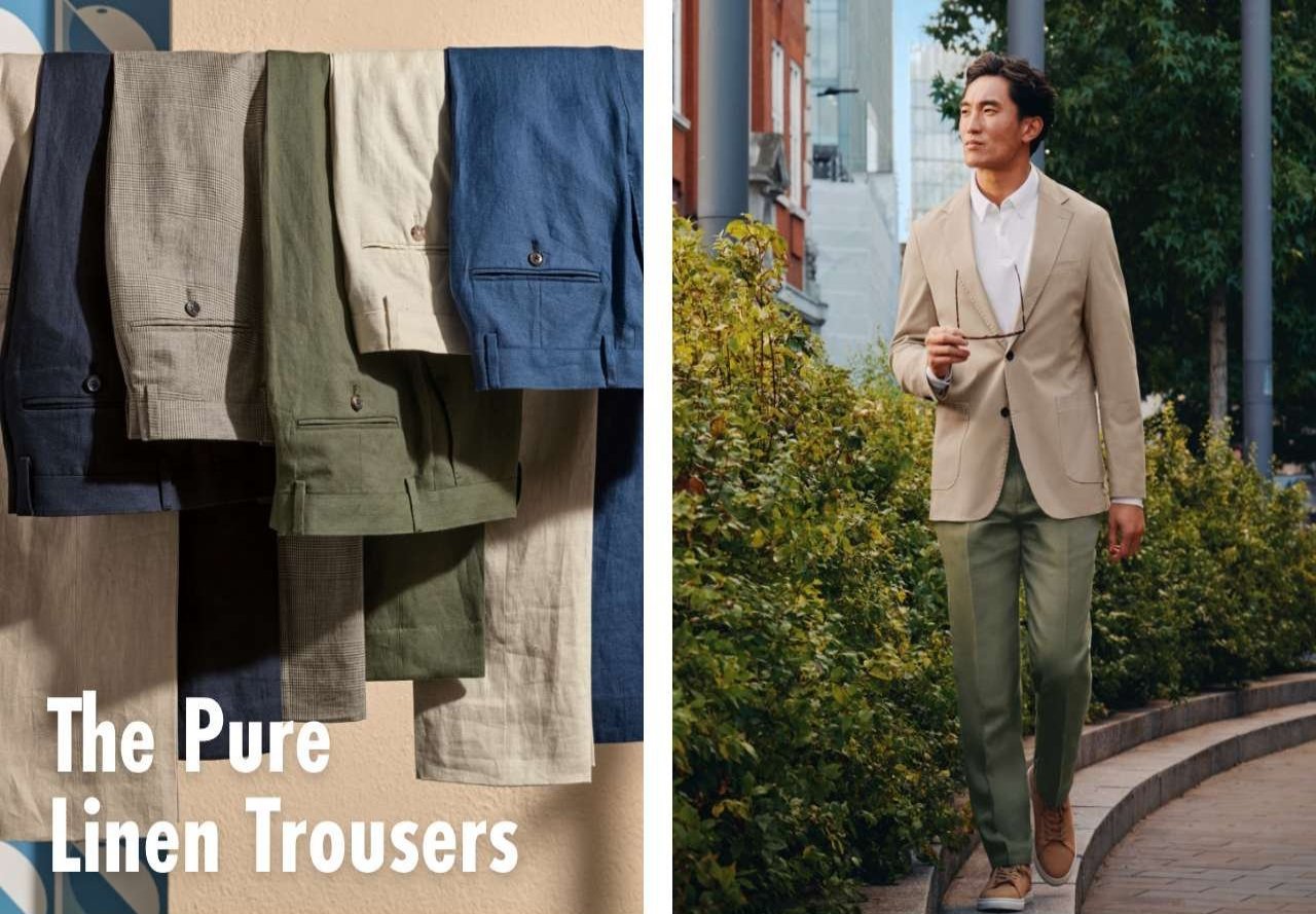 THE PURE LINEN TROUSER