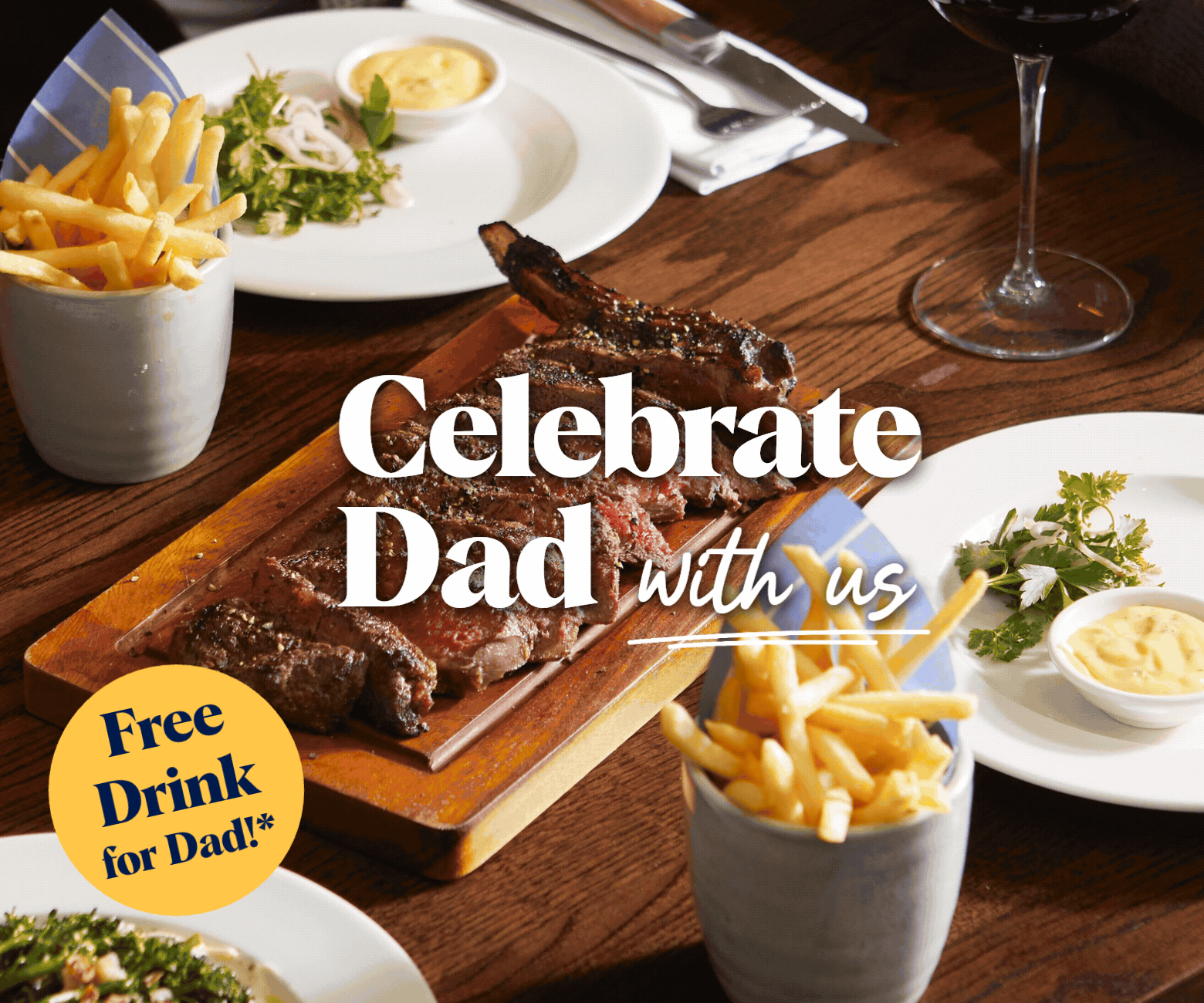 Celebrate Dad with Us