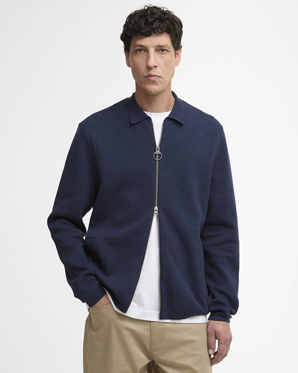 Crowcombe Knitted Zip-Up Jumper