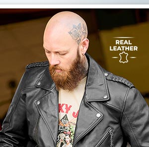 Very Vintage Leather Biker Jacket