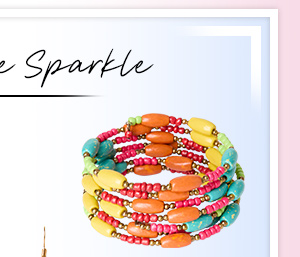 Shades of Summer Beaded Bracelet