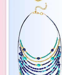 Peruvian Style Beaded Layered Necklace