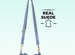 Boho Blooms Suede Tassel Bag