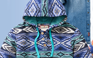 Hit The Waves Jacquard Hoodie