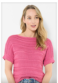 Summer Days Short Sleeve Knitted Jumper