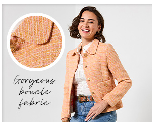 Perfect Summer Boucle Jacket