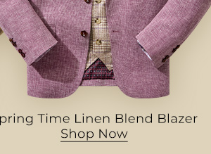 Spring Time Linen Blend Blazer - Shop Now