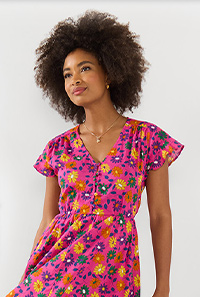 Funtime Floral Cotton Dress