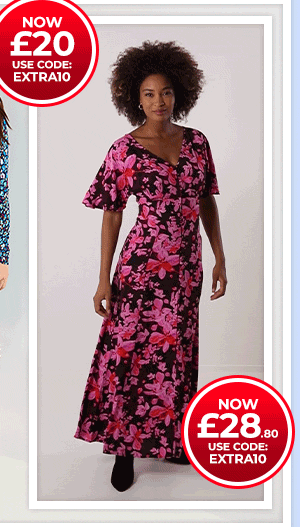 Brigette Floral Maxi Dress - Now £28.80 Use Code: EXTRA10