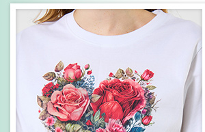 Heart Of Roses Graphic T-Shirt