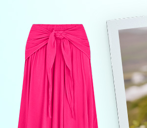 Beach Days Tie Front Skirt