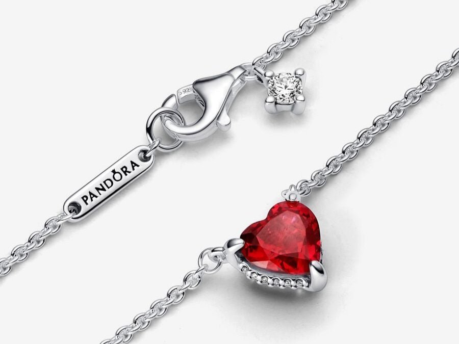 Collana Cuore Rosso